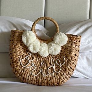 Bride wicker bag